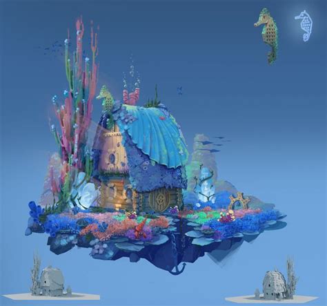 ArtStation - Underwater House , Alexandr Iwaac | Underwater house ...