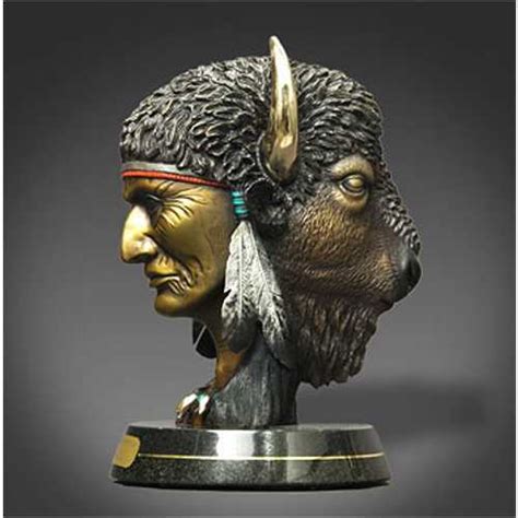 Indian and Bison Sculpture | Willamette Valley Awards