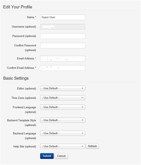 Help310menus Menu Item User Profile Edit Joomla Documentation