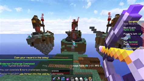 Hypixel Skywars Reaching Level And Mvp Youtube