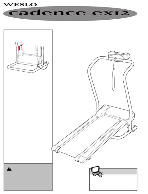 Weslo Treadmill Wltl User Guide Manualsonline