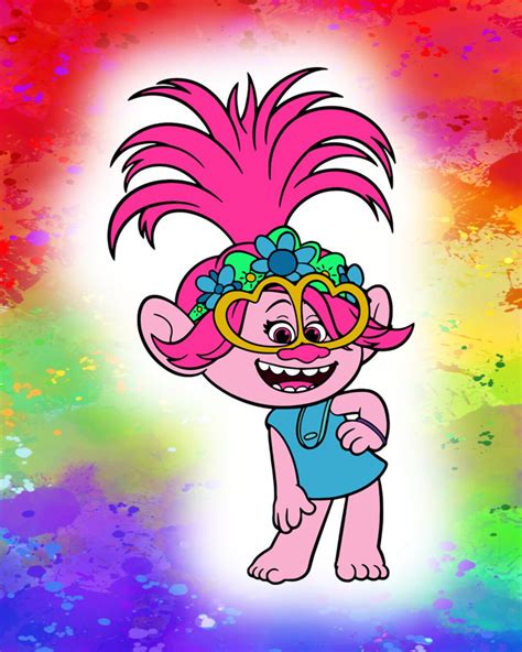 Trolls World Tour I Queen Poppy I Character Downloads I Wall Art I ...