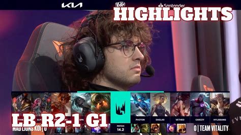 MDK Vs VIT Game 1 Highlights Round 2 LEC Winter 2024 Playoffs Mad