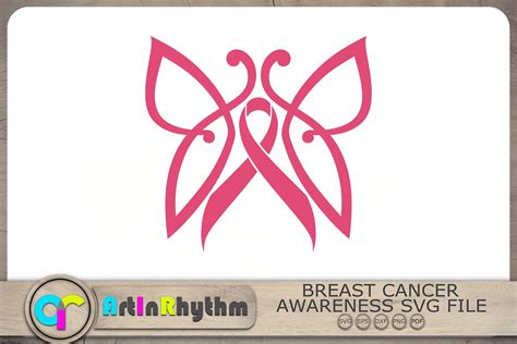 Pink Ribbon Svg, Breast Cancer Svg File Graphic by artinrhythm ...