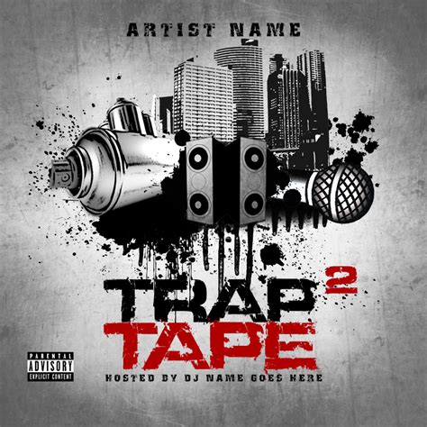 19 Mixtape Templates Psd Images - Free Mixtape Cover Templates, Free ...