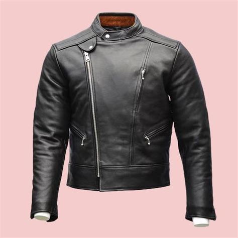 Motorcycle Leather Jacket With Armor - AirBorne Jacket