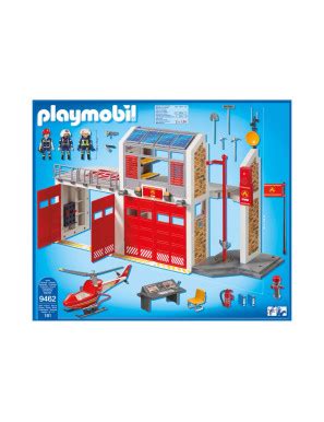 Playmobil Caserne De Pompiers Avec H Licopt Re Ville