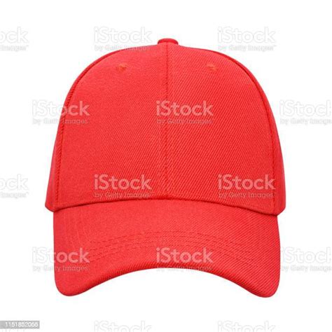 Red Baseball Cap Isolated Stock Photo Download Image Now Baseball