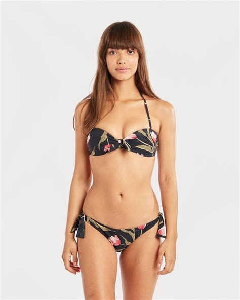 Mellow Luv Tie Bandeau Bikini Top Billabong