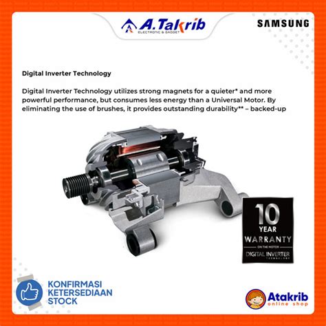 SAMSUNG FRONT LOADING WW90T504DTT SE Atakrib Toko Elektronik