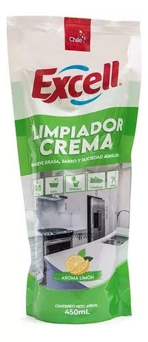 Limpiador Crema Aroma A Limon 450ml Excell Cuotas sin interés