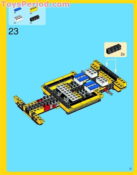 LEGO 5767 Cool Cruiser Instructions and Parts List