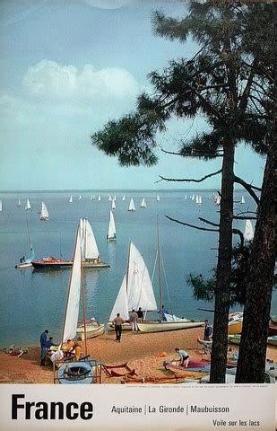 France Aquitaine Gironde Le Lac De Maubuisson Deriveurs Sur Les Lacs