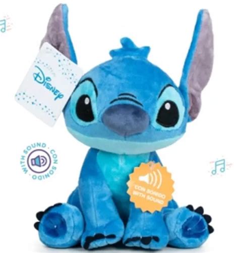 PELUCHE STITCH Disney Lilo Et Stitch 30 Cm Avec Son Neuf Avec Etiquette