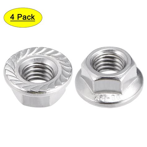 serrated flange hex lock nuts  stainless steel  pcs walmartcom