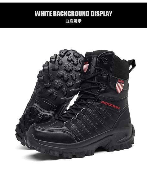 Winter Military Boots Men S Special Forces High Top Leather