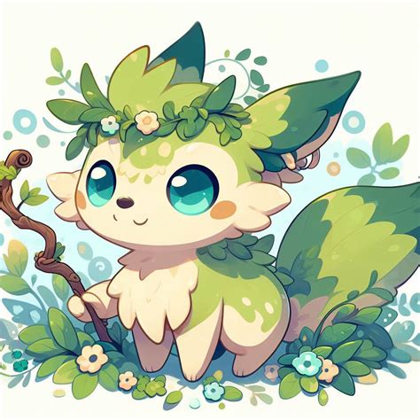 Ai Fakemon Cute Green By Bigstrongbear89 On Deviantart