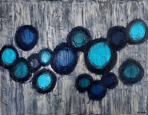 Turquoise Original Painting On Canvas Acrylic Artwork Etsy Uk