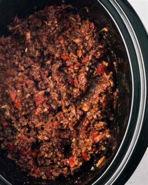 Crockpot Sloppy Joes The Chunky Chef