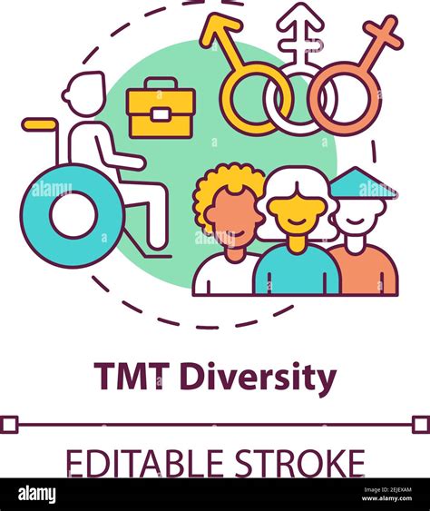 Tmt Diversity Concept Icon Stock Vector Image Art Alamy