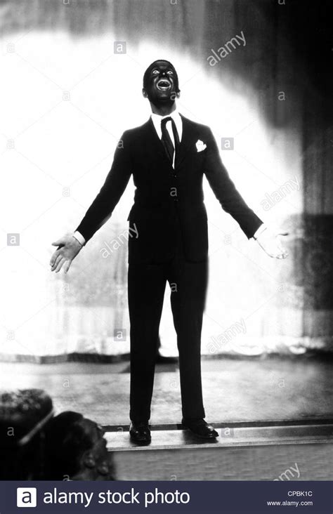 A Black And White Portrait Of The Film Star Al Jolson Taken In Los