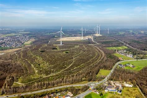 Bruckhausen Von Oben Windenergieanlagen Auf Dem Gel Nde Der