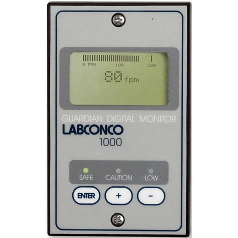 Airflow Monitor Guardian Digital Labconco V