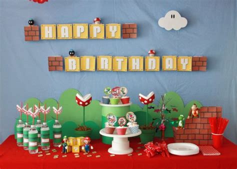 Ideas para decorar un cumpleaños de Mario Bros