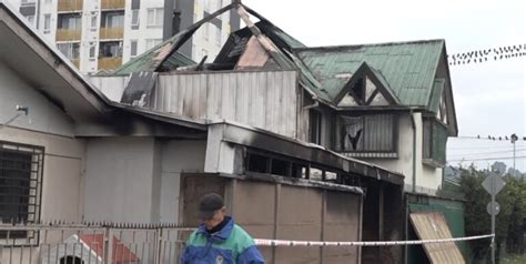 Incendio Estructural Afectó A Dos Viviendas En Concepción