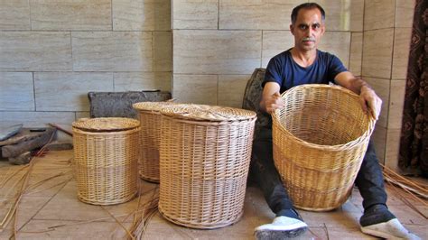 How To Weave A Willow Basket Basket Weaving Techniques YouTube