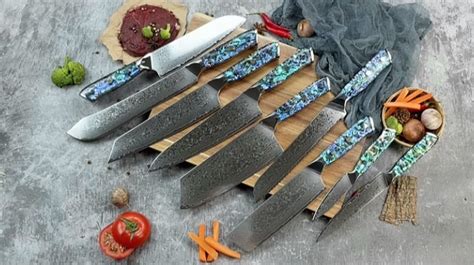 Promotional Customized Logo Damascus Kitchen Steak Knife Set Buy