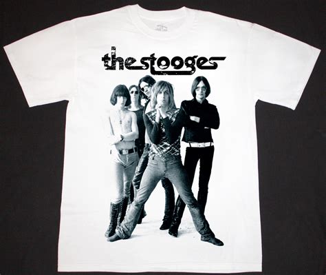 The Stooges Iggy Pop Proto Punk Rock Band Tom Petty Minuteman New White