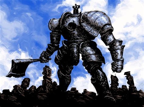 Dark Souls Bosses 725 Iron Golem By Theivoryfalcon On Deviantart