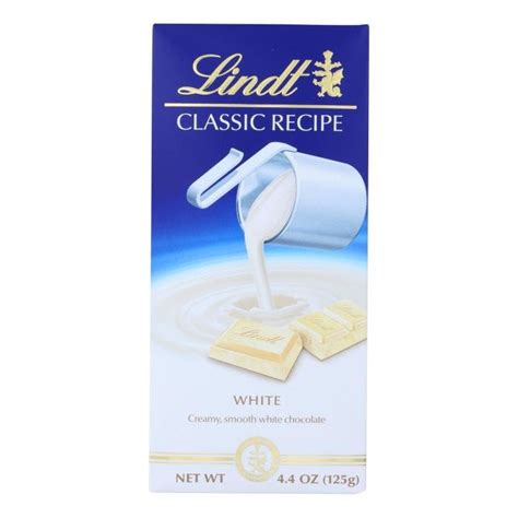 Lindt Classic Recipe White Chocolate 12x4 4oz