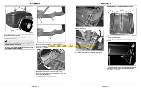 John Deere Bushel Dump From Seat Material Collection System Operator