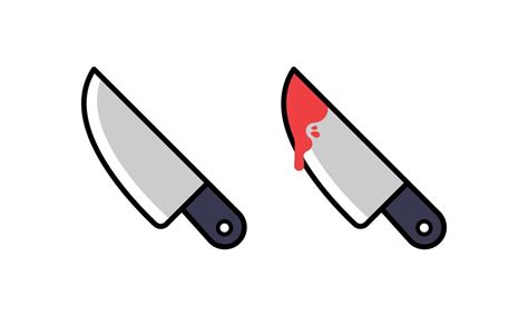 Premium Vector | Knife Vector Illustration Set