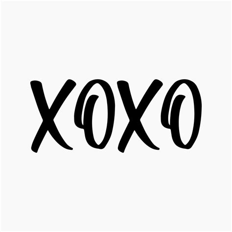 Xoxo Svg Png Eps Dxf Cut Files Etsy