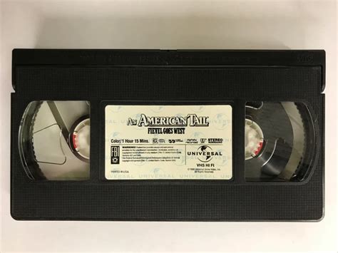 AN AMERICAN TAIL Fievel goes West VHS 1998 EUR 5,10 - PicClick DE