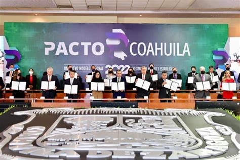 Firman Pacto Coahuila