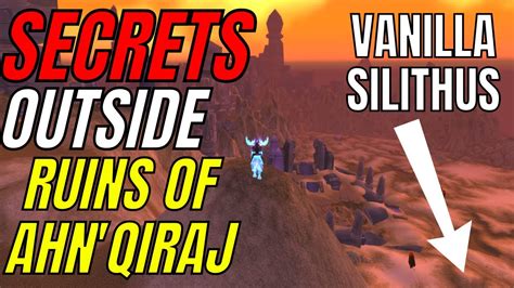 World Of Warcraft SECRETS Outside Ruins Of Ahn Qiraj YouTube