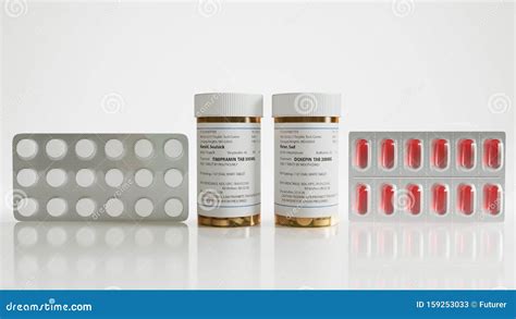 Tablets In A Can And Capsules Against Depression Concept Of