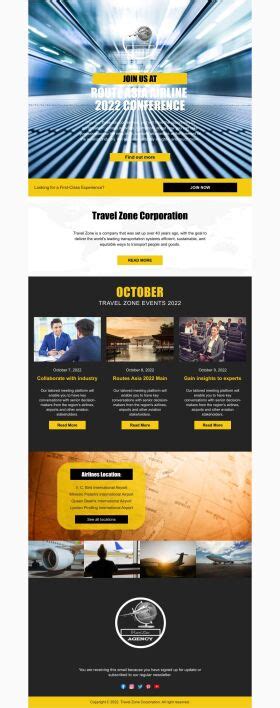 Free Corporate Event Promotion Email Templates | Email Marketing Platform | PosterMyWall