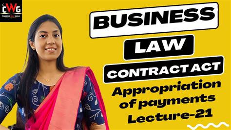 Appropriation Of Payments Indian Contract Act Business Law