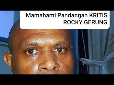 Hebat Rocky Gerung Tinggi Kebijakan Buruk Buruk Penamaannya Rg Harus