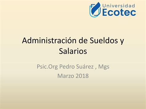 Solution Administraci N De Sueldos Y Salarios Studypool