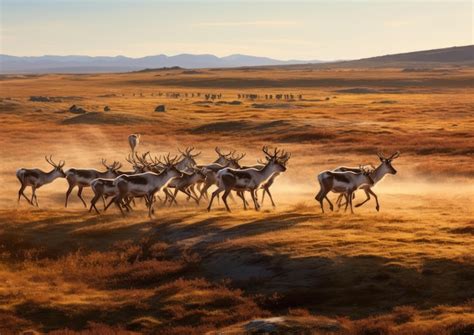 Premium AI Image | The reindeer or caribou