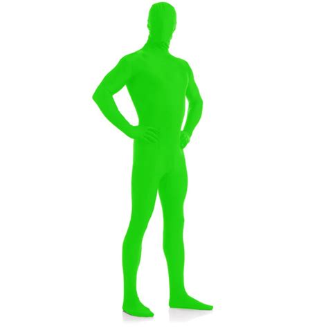 AltSkin Adult/Kids Full Body Stretch Fabric Zentai Suit Costume - Green ...