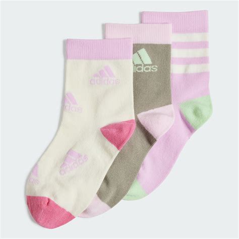 adidas Graphic Socks 3 Pairs - Purple | adidas GH