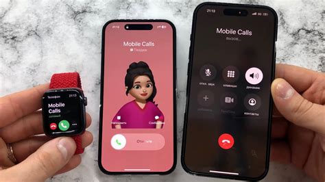 Two Iphone Pro Black Vs Violet Incoming Outgoing Calls Apple