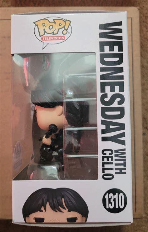 Funko Pop Wednesday Addams With Cello Funko Shop Exclusive Ebay